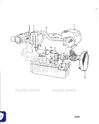 Order VOLVO PENTA 843565 Pipe Connection | Oil Cooler With Installation Components