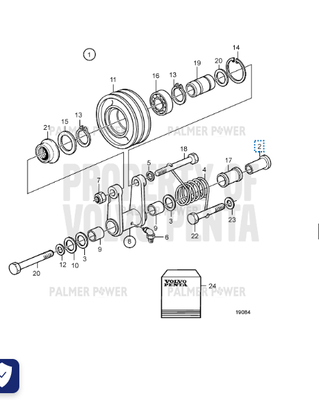 Order VOLVO PENTA 844049 Protecting Plate