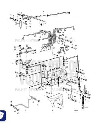 Order VOLVO PENTA 846121 Leak-Off Line