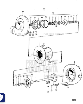 Order VOLVO PENTA 846241 Turbocharger