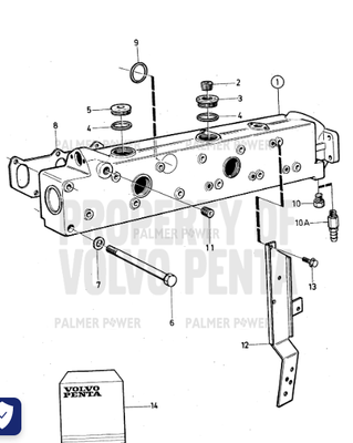 Order VOLVO PENTA 847777 Gasket