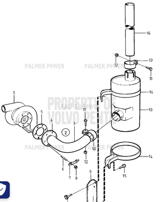 Order VOLVO PENTA 848157 Exhaust Pipe
