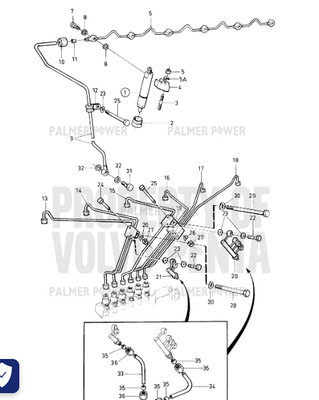 Order VOLVO PENTA 848329 Pressure Pipe