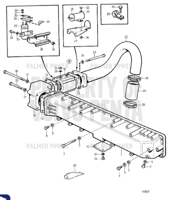 Order VOLVO PENTA 849253 Connecting Pipe