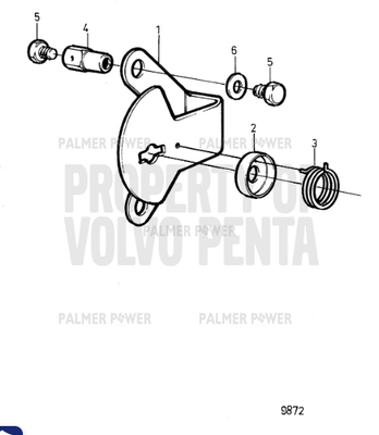 Order VOLVO PENTA 849404 Intermediate Lever