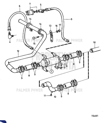 Order VOLVO PENTA 849951 Pipe Elbow