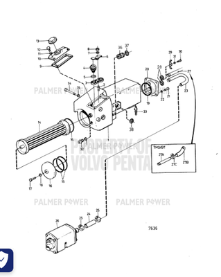 Order VOLVO PENTA 858639 Insert