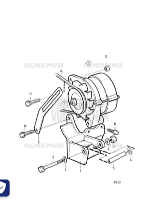 Order VOLVO PENTA 859818 Screw