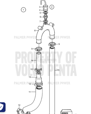 Order VOLVO PENTA 859987 Tube