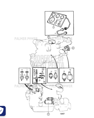 Order VOLVO PENTA 860173 Cable Kit