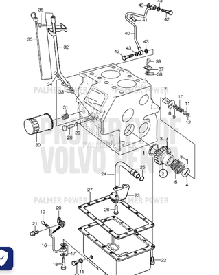 Order VOLVO PENTA 861872 Hollow Screw