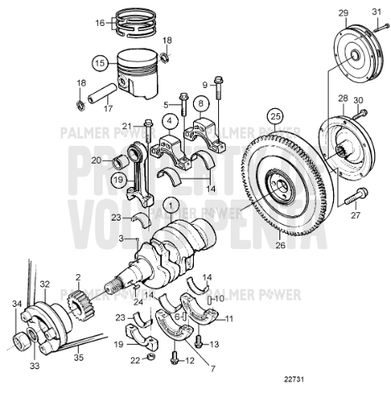 Order VOLVO PENTA 861976 Pulley