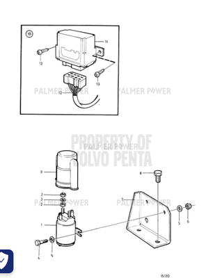 Order VOLVO PENTA 862222 Bracket