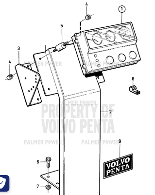 Order VOLVO PENTA 862245 Attaching Plate Order VOLVO PENTA 862245 Attaching Plate