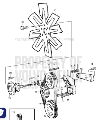 Order VOLVO PENTA 863092 Fan Hub