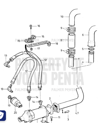 Order VOLVO PENTA 863649 Lubricating Oil Hose Order VOLVO PENTA 863649 Lubricating Oil Hose