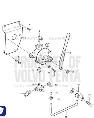 Order VOLVO PENTA 863870 Oil Draining Pipe