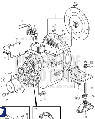Order VOLVO PENTA 863967 Bracket | Right