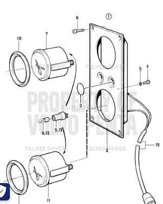 Order VOLVO PENTA 864049 Instrument Panel