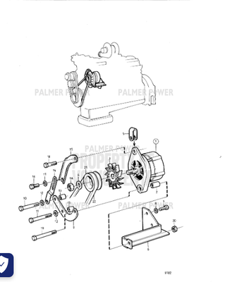 Order VOLVO PENTA 864984 Bracket