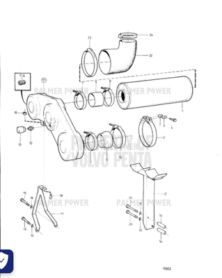 Order VOLVO PENTA 865172 Bracket