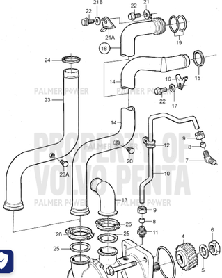 Order VOLVO PENTA 865241 Water Pump Order VOLVO PENTA 865241 Water Pump