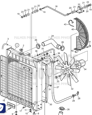 Order VOLVO PENTA 865892 Radiator Stay