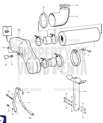Order VOLVO PENTA 866136 Compression Fitting