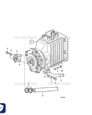 Order VOLVO PENTA 873150 Coolant Pipe