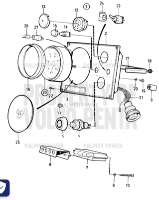 Order VOLVO PENTA 873594 Instrument Panel
