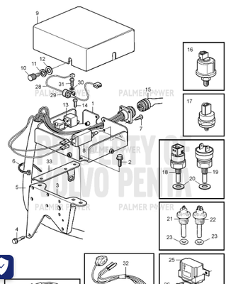 Order VOLVO PENTA 873877 Thermo Monitor | Coolant Water Temp. Order VOLVO PENTA 873877 Thermo Monitor | Coolant Water Temp.