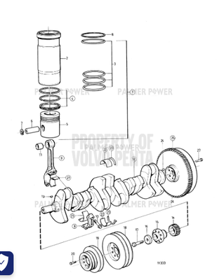 Order VOLVO PENTA 876183 Cylinder Liner Kit