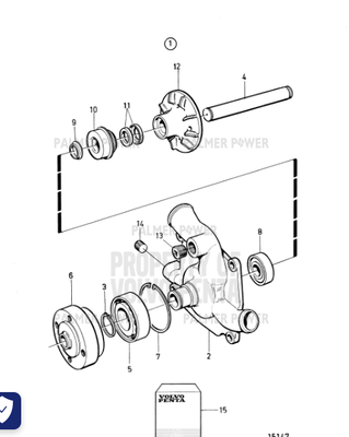 Order VOLVO PENTA 876840 Overhaul Kit