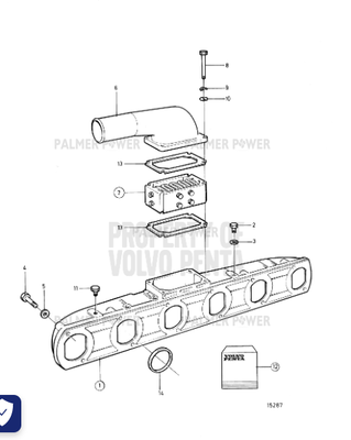Order VOLVO PENTA 876956 Gasket Kit | Induction Manifold Order VOLVO PENTA 876956 Gasket Kit | Induction Manifold