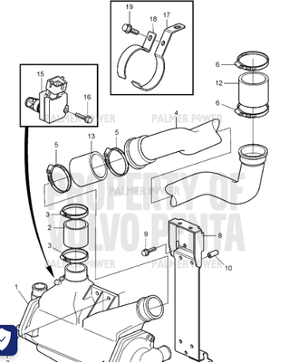Order VOLVO PENTA 888513 Charge Air Cooler Order VOLVO PENTA 888513 Charge Air Cooler