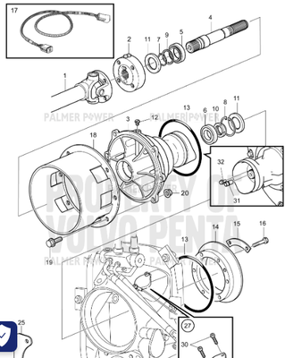 Order VOLVO PENTA 914465 Snap Ring
