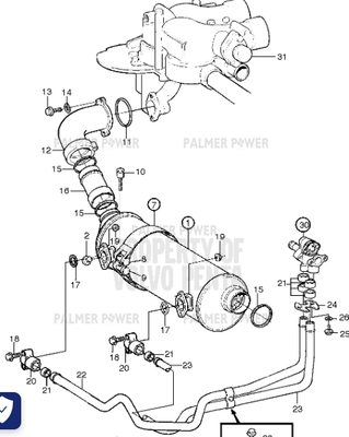 Order VOLVO PENTA 942268 Hexagon Screw