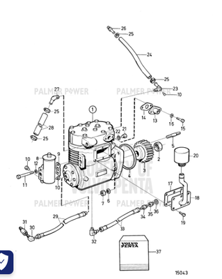 Order VOLVO PENTA 944727 Nipple