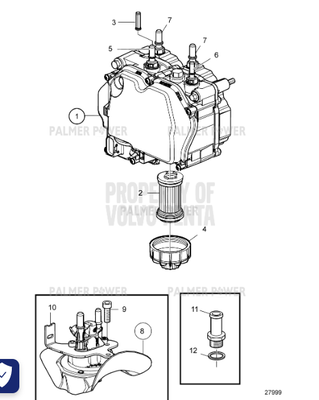 Order VOLVO PENTA 947502 Hose Nipple