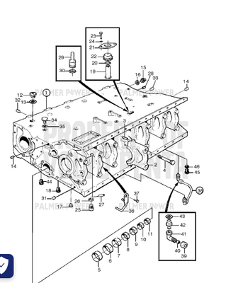 Order VOLVO PENTA 950543 Pin