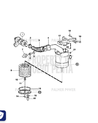 Order VOLVO PENTA 9517671 Air Filter Housing