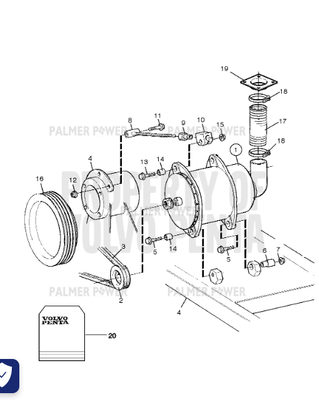 Order VOLVO PENTA 9518554 Hose