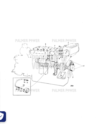 Order VOLVO PENTA 954320 Fitting Nut