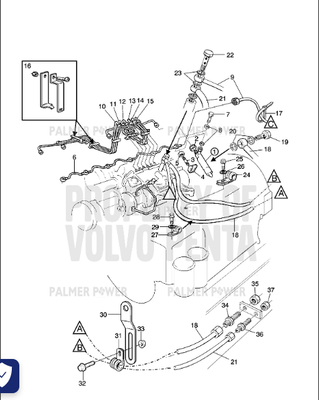 Order VOLVO PENTA 957083 Nipple