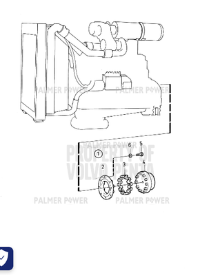 Order VOLVO PENTA 960692 Hexagon Screw