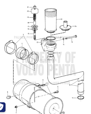 Order VOLVO PENTA 961907 Hose Clamp