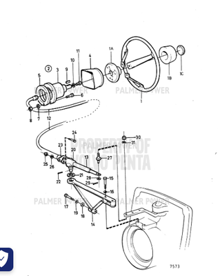 Order VOLVO PENTA 963119 Lock Nut