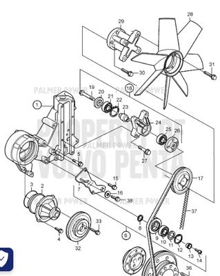 Order VOLVO PENTA 977306 V-Belt