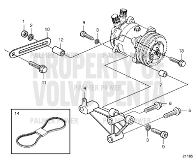 Order VOLVO PENTA 20793522 V-Belt