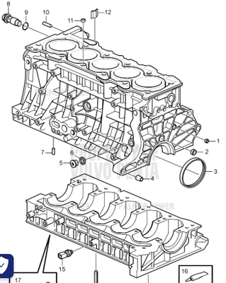 Order VOLVO PENTA 982785 Flange Screw